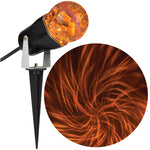 Comet Spiral Orange Projection Lightshow