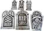 RIP Tombstone Kit - Pack of 6