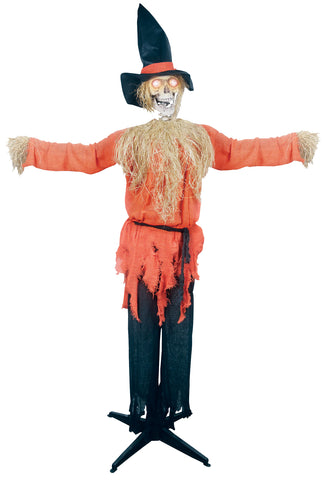 6' Animated Standing Scarecrow