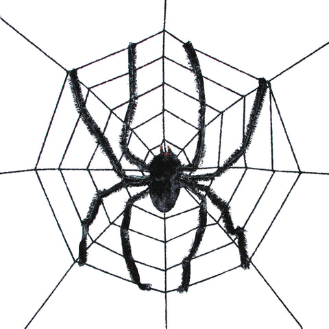 8' Spiderweb with Spider