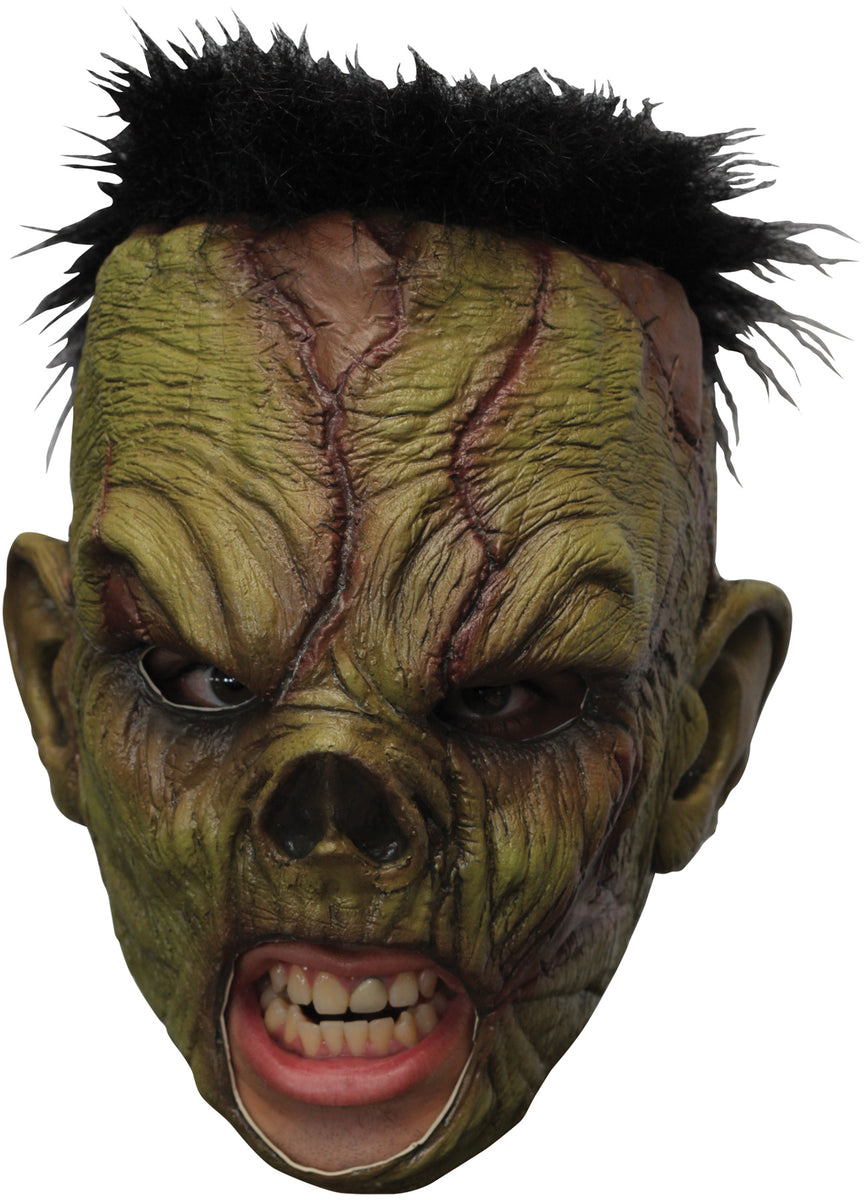 Deluxe Monster Chinless Latex Mask – Halloween Hallway