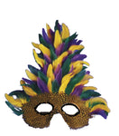 Tall Feather Mardi Gras Mask