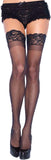 Sheer Lycra Stay-Up Thigh-Highs