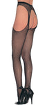 Nylon Fishnet Suspender Pantyhose