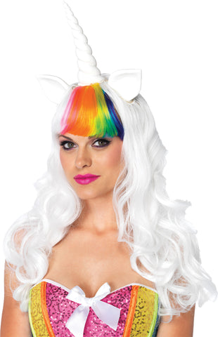 Rainbow Unicorn Wig & Tail Kit