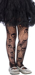 Skull Striped Net Tights
