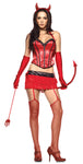 Women's Sexy Red Hot Devil Costume