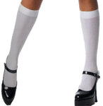 White Nylon Knee-Highs