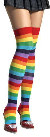 Lycra Rainbow Thigh-Highs