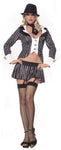 WOMEN'S GANGSTER COSTUME MEDIUM