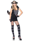 Women's Risky Raccoon Costume