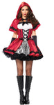 Women's Gothic Red Riding Hood Costume