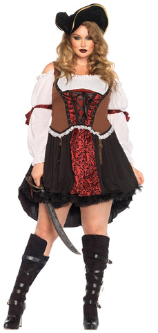 Women's Plus Size Ruthless Pirate Wench Costume