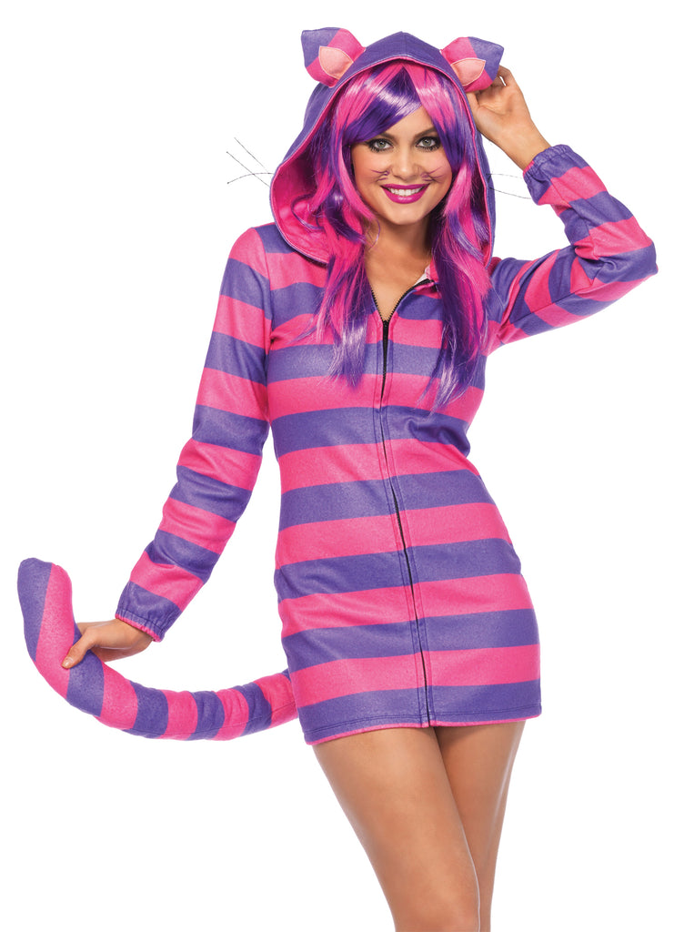 pink and purple striped dress cheshire cat Pink and Purple Striped Cat Costume Accessories for Girls