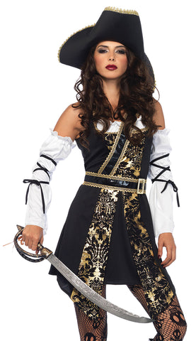 Women's Buccaneer Black Sea Costume