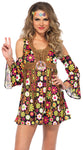 Women's Starflower Hippie Costume