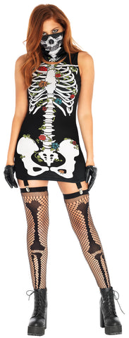 Women's Skeleton Garter Dress