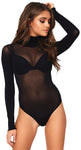 Women's Mesh High Neck Bodysuit