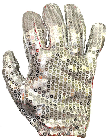 White Sequin Glove