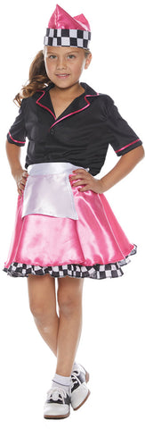 Girl's 50s Car Hop Costume