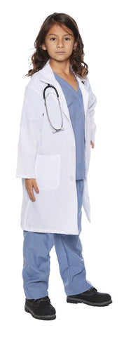 Doctor Scrubs With Lab Coat