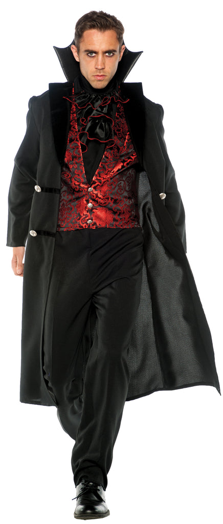 Men's Gothic Vampire Costume Halloween Hallway Men's Gothic Vampire Costume Halloween Hallway
