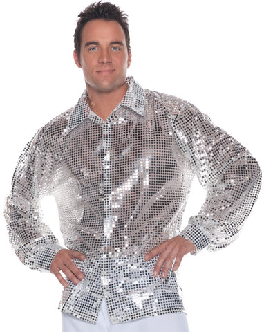 Silver Sequin Shirt