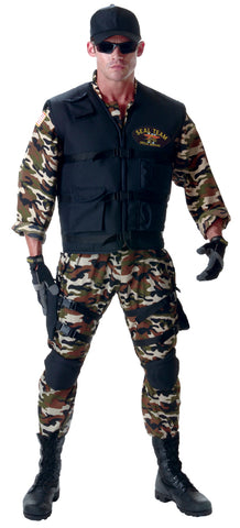 Men's Deluxe Seal Team Costume