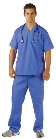 Men's Blue Hospital Scrubs