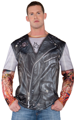 Photo-Real Biker Jacket Shirt