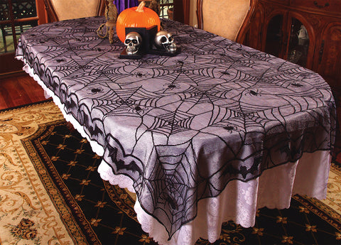Lace Spiderweb Rectangle Table Cloth