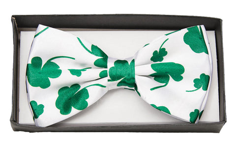 Four Leaf Clover Bow Tie