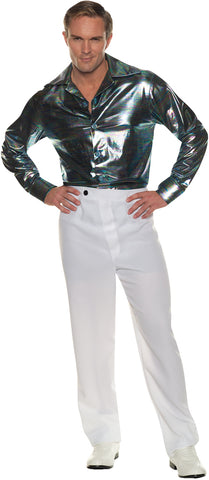 Men's Disco Shirt - Multicolor Lines