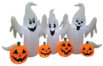 Ghosts with Pumpkins 8' Wide Inflatable