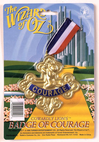 4" Badge of Courage Prop - Wizard of Oz