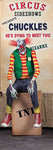 65" Chuckles Clown Animated Prop