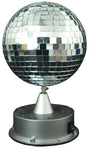 Mirror Ball with LED  Base
