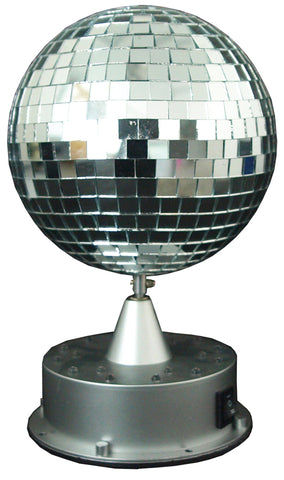 Mirror Ball with LED  Base